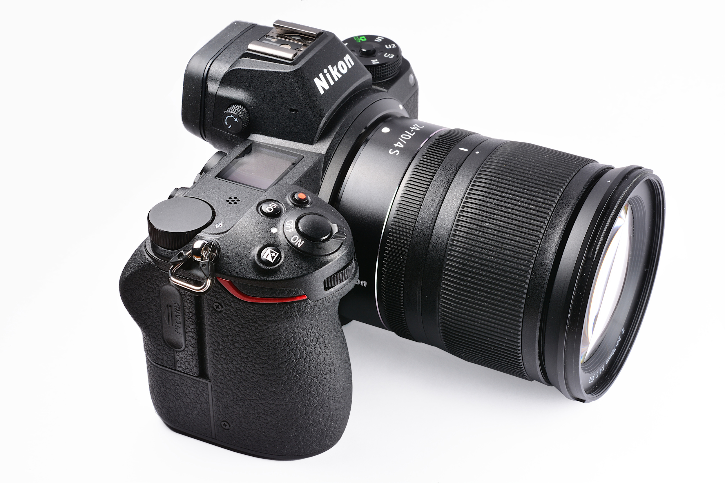 A Nikon Z6 with a 24-70mm lens